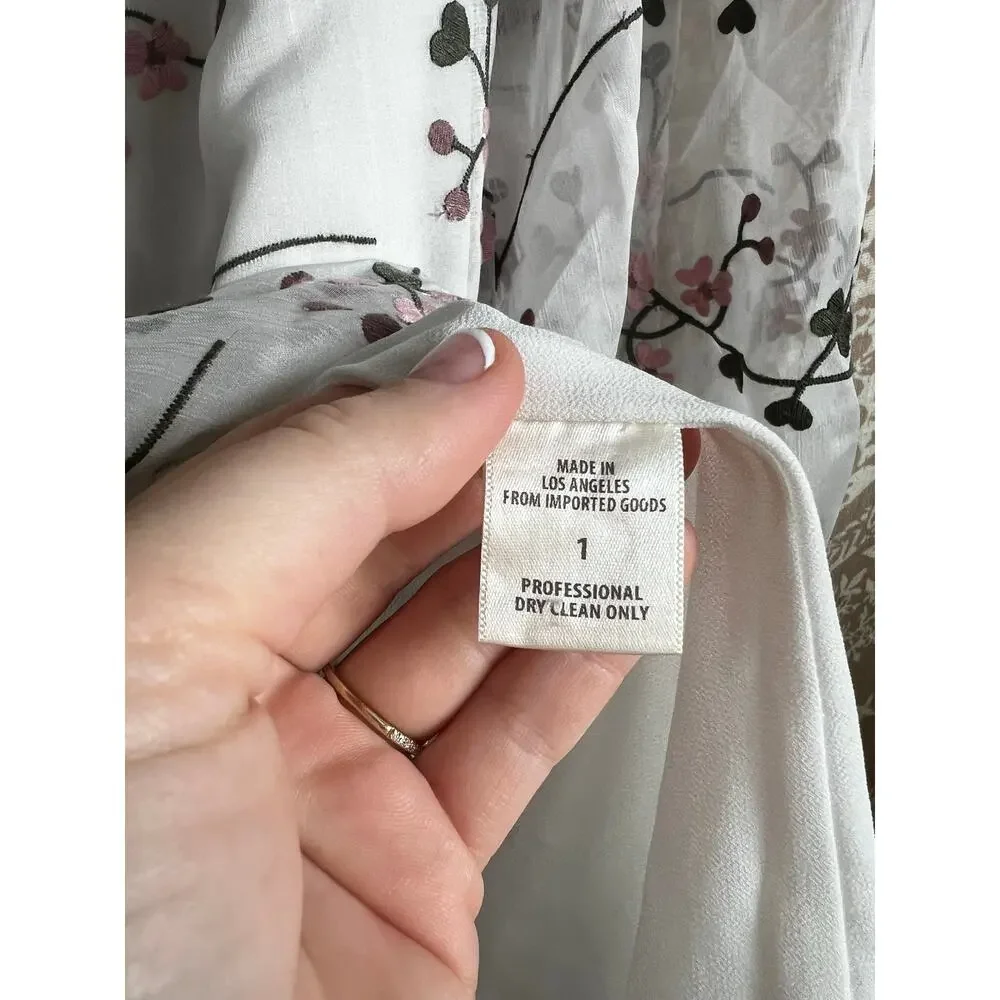 Stone Cold Fox BARDOT Mini DRESS in White Floral - Picture 8 of 10